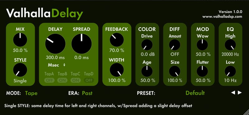 Valhalla Delay